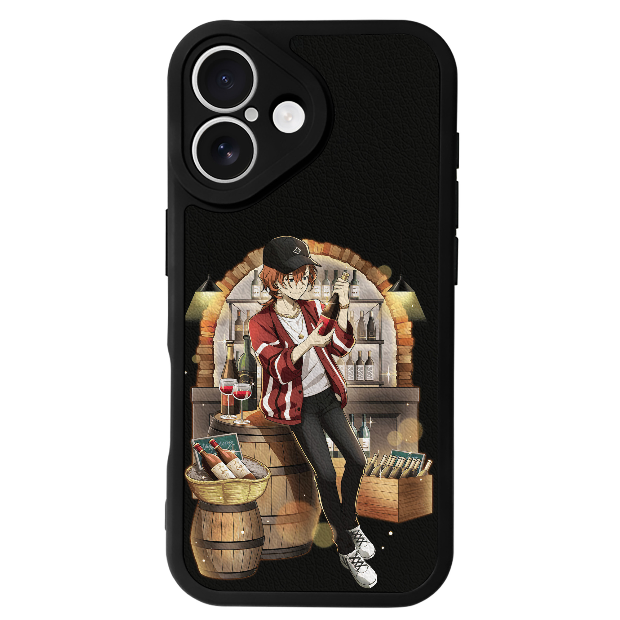 （画像用） 文豪ストレイドッグス Bungo Stray Dogs 【iPhone 16シリーズ対応】シリコンスマホケース（レザー調） 材質：シリコン